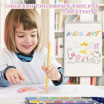 MEMX Kids Sketch Book, 110GSM, Spiral Bound, 100 Pages