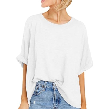 Langwyqu Women's Oversized T-shirt - Summer Fashion Essential for Every Wardrobe