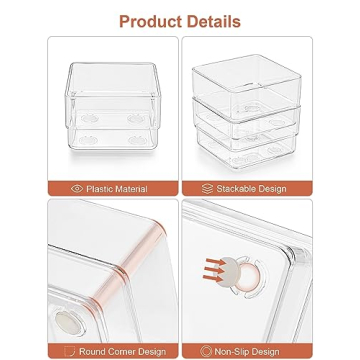 Smartake Drawer Organizers: 20-Piece Set for All Spaces