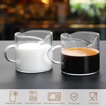 Premium 4oz Espresso Cups Set of 2 - Perfect for Coffee Lovers