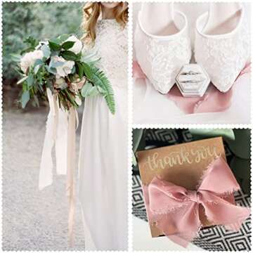 Elegant Chiffon Ribbon Set for Weddings and Crafts