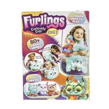 Furlings Finley Plush Toy - 80+ Sounds for Kids
