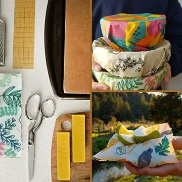 EricX Light Beeswax Bars 7oz,1oz for Each Beeswax Bars,Pack of 7,Cosmetic Grade