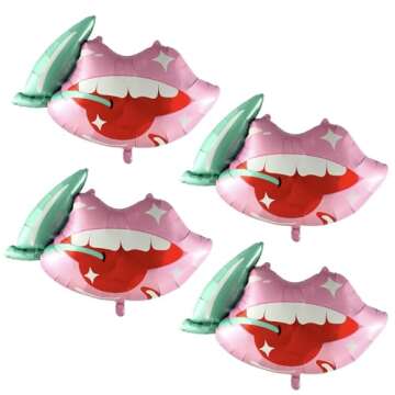 4pcs Cherry Balloons for Party Decorations and Celebrations