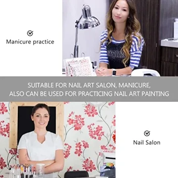 Minkissy Nail Art Sticker Storage Book Organizer Display