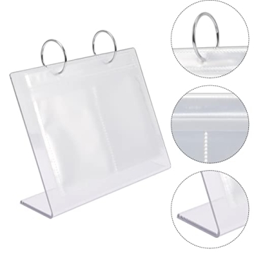 Minkissy Nail Art Sticker Storage Book Organizer Display