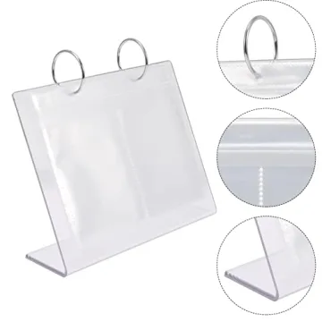 Minkissy Nail Art Sticker Storage Book Organizer Display