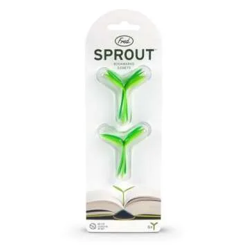Genuine Fred SPROUT Little Green Bookmarks, Set of 6