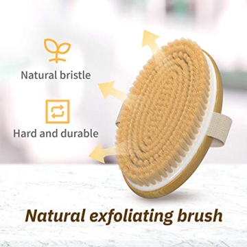 Metene Shower Brush Set for Exfoliation and Massage
