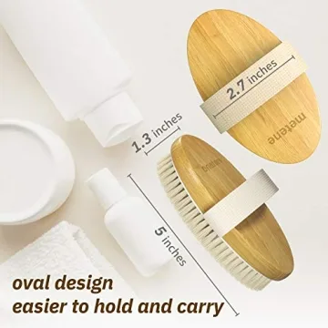 Metene Shower Brush Set for Exfoliation and Massage
