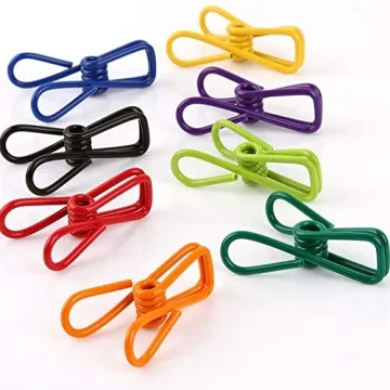 30 Vibrant Chip Clips for Kitchen and Laundry Tasks
