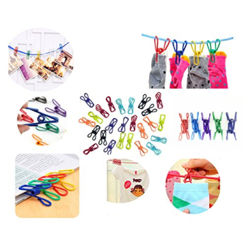 30 Vibrant Chip Clips for Kitchen and Laundry Tasks