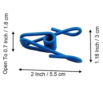 30 Vibrant Chip Clips for Kitchen and Laundry Tasks