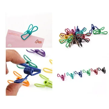 30 Vibrant Chip Clips for Kitchen and Laundry Tasks