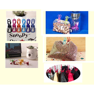 30 Vibrant Chip Clips for Kitchen and Laundry Tasks