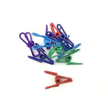30 Vibrant Chip Clips for Kitchen and Laundry Tasks