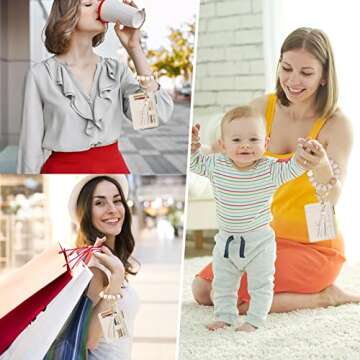 KNGITRYI Slim RFID Wallet Keychain for Men Women