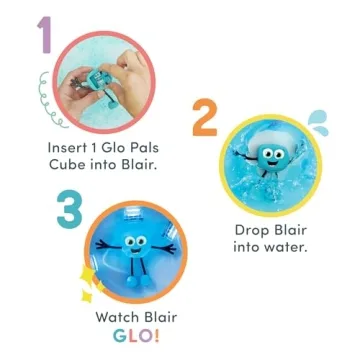 Glo Pals Light-Up Bath Toy for Fun Sensory Play