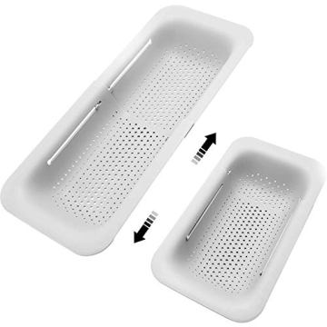Collapsible Sink Colanders and Strainers Basket Over the Sink Colander Collapsible Colander Extendab...
