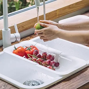 Retractable Kitchen Colander Strainer for Easy Cooking