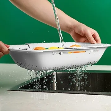 Retractable Kitchen Colander Strainer for Easy Cooking