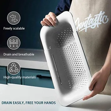 Retractable Kitchen Colander Strainer for Easy Cooking