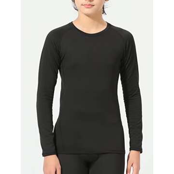 4 or 3 Pack Youth Boys' Compression Leggings Tights Athletic Pants Sports Base Layer for Kids Cold G...