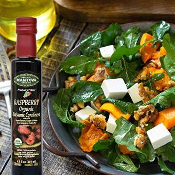 Mantova Organic Flavored Balsamic Vinegar 4-Pack For Every Dish