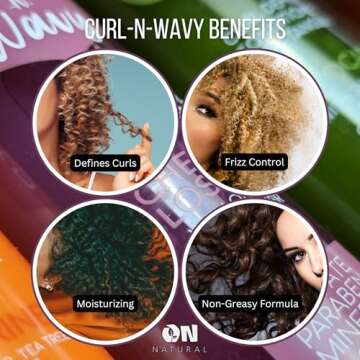 ON Natural Curl-N-Wavy Conditioner with Jamaican Black Castor Oil