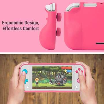Orzly Grip Case for Nintendo Switch Lite - Ergonomic & Stylish