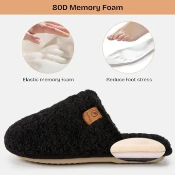 Warm Cozy Memory Foam Slippers for Women