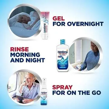 biotène Dry Mouth Management Oral Rinse, Dry Mouth Spray and Moisturizing Gel - 1 Kit