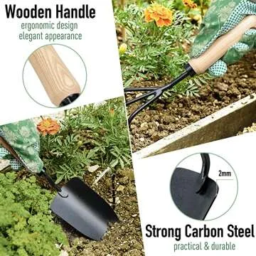 Colwelt Gardening Kit With Kneeling Cultivator