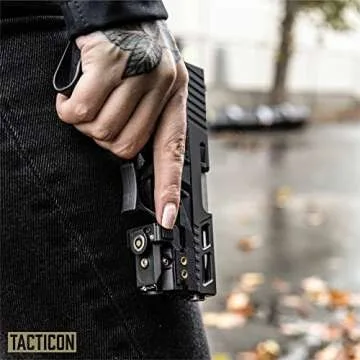 BattleBeam V1 Green Laser Sight | Rifle or Handgun | Weaver or Picatinny Rail | Blue Dot Lazer Sight Pistol | Tactical Sights Airsoft | Scope Hand Gun Rifles | Pistol | Air Soft Optic