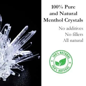 Natural Menthol Crystals 100% Pure - 2oz Pack
