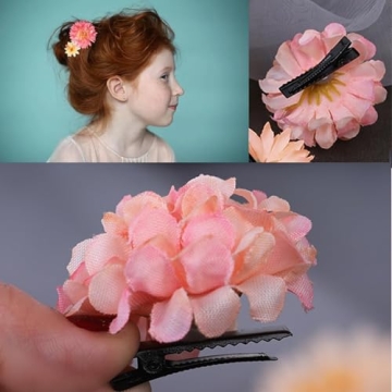 21 PCS Boho Hair Flowers Clips for Women - Stylish Floral Accessories