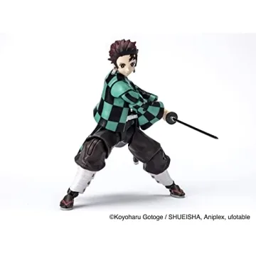Demon Slayer Tanjiro 5" Action Figure by BANDAI NAMCO