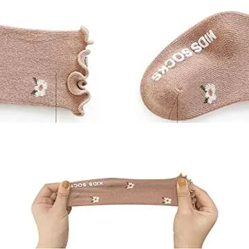 Charming Ruffle Socks for Baby Girls - FYLuoke