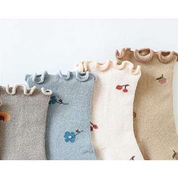 Charming Ruffle Socks for Baby Girls - FYLuoke