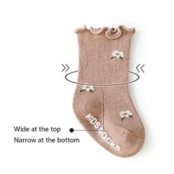 Charming Ruffle Socks for Baby Girls - FYLuoke