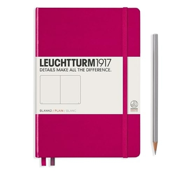 LEUCHTTURM1917 A5 Notebook in Berry Pink Built for Writing
