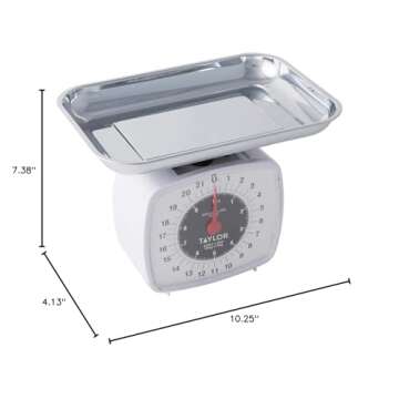 Accurate Taylor Analog Mechanical Kitchen Scale 22 lb