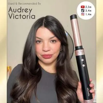 ELLA BELLA® 6 in 1 Professional Hot Air Styler • Powerful Hair Dryer & Straightener Set • Styling Without Heat Damage • Fast Drying Curling Volumizing Straightening • Includes Protective Travel Case