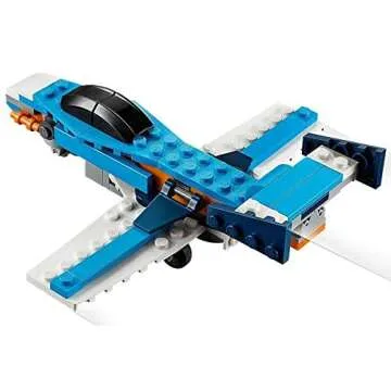 LEGO Creator 3in1 Propeller Plane 31099 Flying Toy Building Kit (128 Pieces)