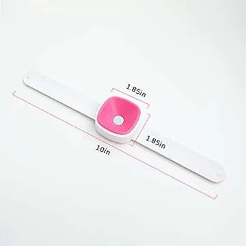 Sew Tech 3 Pack Magnetic Wrist Pin Cushion for Sewing Pins, Strong Magnet Sewing Pin Holder, Wristband Pincushions for Needles, Silicone Braider Band Bracelet for Hair Clips (3 Magnetic Pin Cushions)