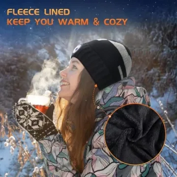 LED Beanie Hat for Adults Great for Women Men gifts