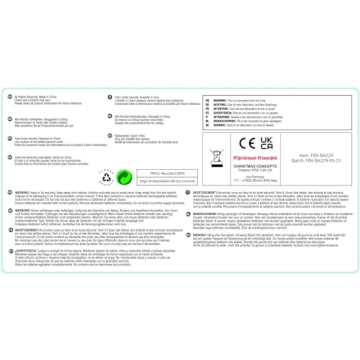 Glitter Candy Cane Christmas Tree Decorations Pack of 6