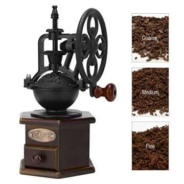 Elegant Manual Coffee Grinder for Stylish Home Brewing