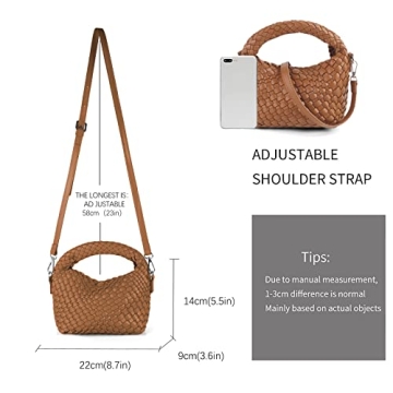 Trendy Women Woven Tote Small Crossbody Bag for Every Occasion