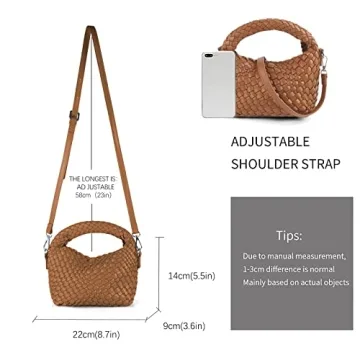 Trendy Women Woven Tote Small Crossbody Bag for Every Occasion